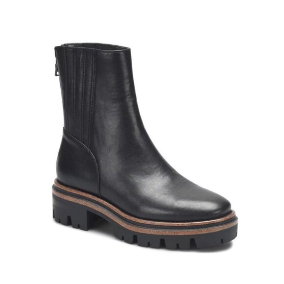 Korks Vivi Lug Sole Boots in Black in Size 6 - Picture 1 of 11